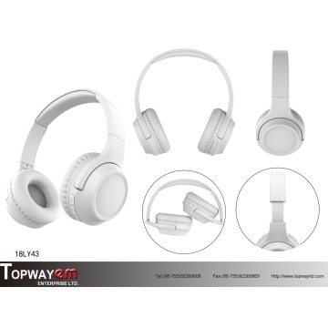 Bluetooth on Ear Headphones with 3.5MM nickel-plated plug, ODM Orders Welcomed.