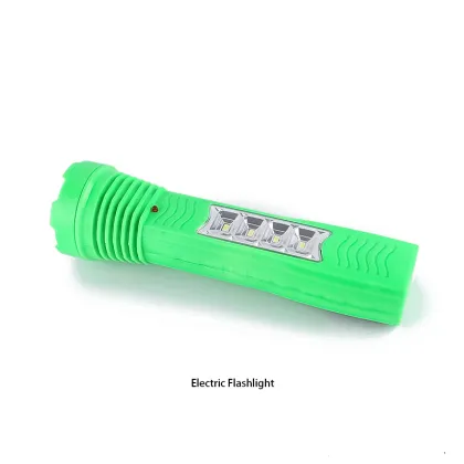 Portable Rechargeable Electric Torches Plastic Flashlight