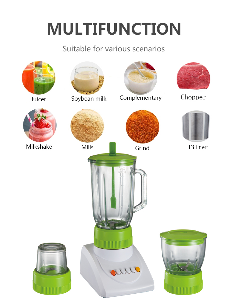 Classic Series 4 Speed Glass Jar Countertop Blender