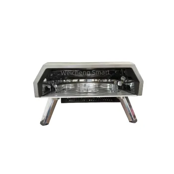 Portable Outdoor Stainless Steel Propane Gas Pizza Oven with Rotation for Kitchen