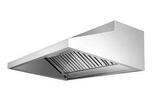 EH-115 Silver Commercial Stainless Steel Exhaust Hood With