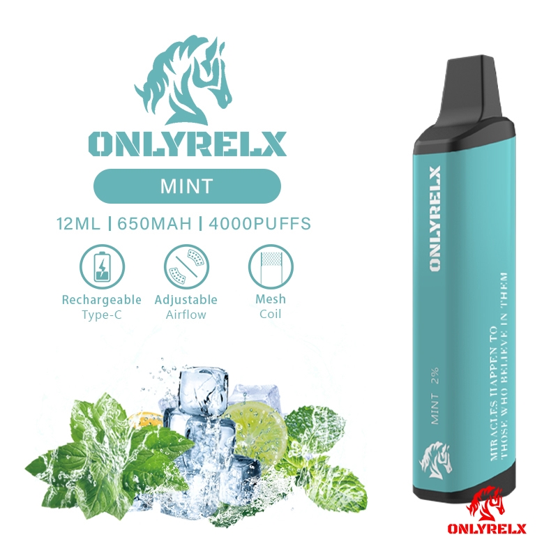 OEM Onlyrelx Max 4000Puffs Pod Disposable Vape