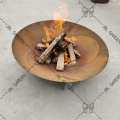 Corten Steel Metal Modern Fire Pit