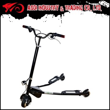 Folding adult electric scooter with three wheels made in AODI