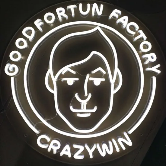 BUSINESS BRAND NEON SIGN LOGO