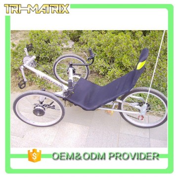Good quality best-selling 3 wheel tandem recumbent trike