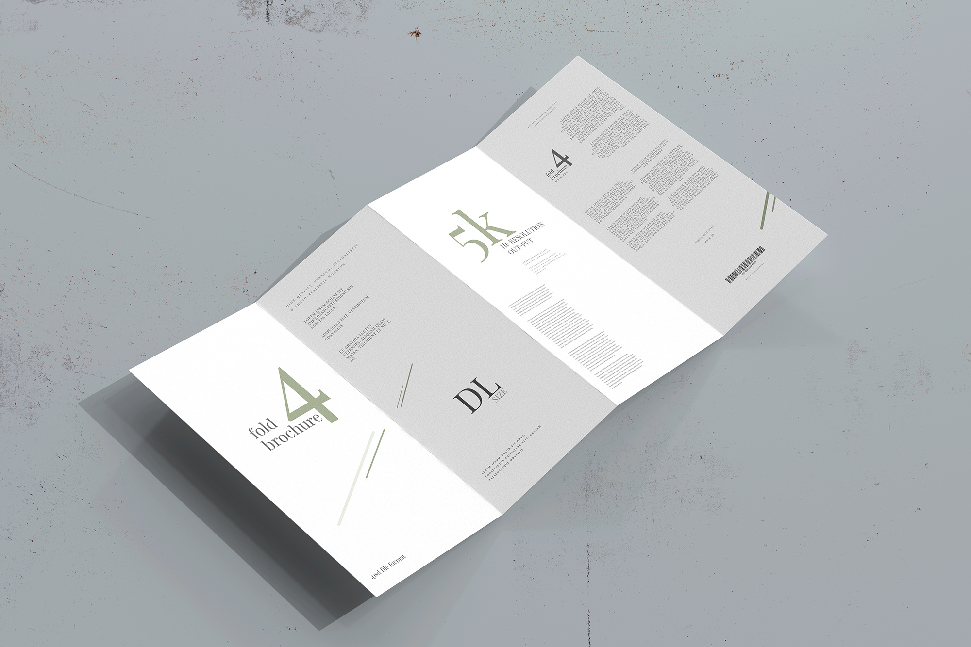 Premium Quad-Fold Leaflet for Business Promotion