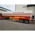 45cbm 20mt LPG Trailers Usafirishaji wa Gesi