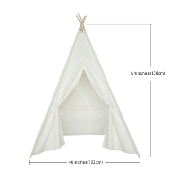 Canvas Fabric Teepee Tent for Girls and Boys