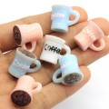 Charms 3D Coffee Cup Resin Cabochons Mini Tiny White Pink Blue 15*21mm Best Sellngs Chunky Beads for Craft Decoration