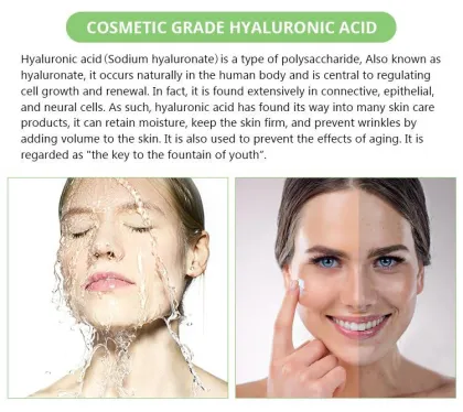 Moisturizing Raw Material Cosmetics Grade Hyaluronic Acid