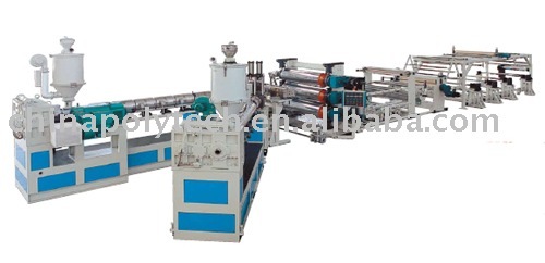 PC/PP/PE/PVC hollow sheet (honey comb) sheet extrusion line