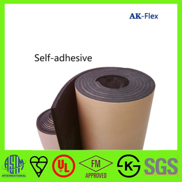 High quality nitrile rubber self adhesive thermal insulation sheets rolls