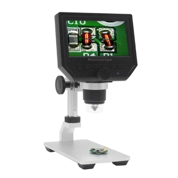 4.3 Inch LCD Screen Mini 600x Digital Microscope with LED Light