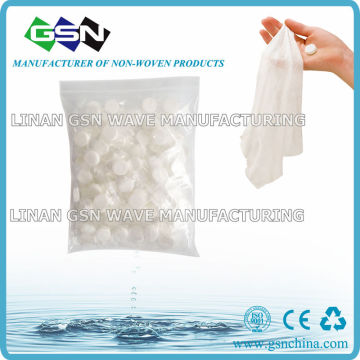 biogradable tablet compressed napkin individually wrapped