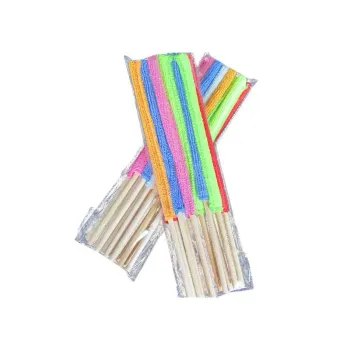 SEQ Groove Cleaning Brush: Microfiber Duster Sticks for Windows and Air Conditioners