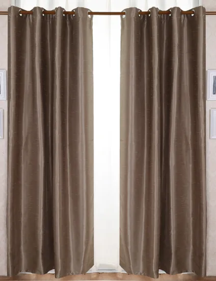 100% polyester cation slub blackout fabric for curtains