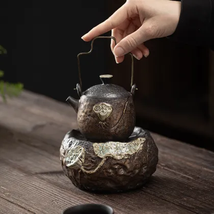 Japanese Style Warm Tea Stove Stoneware Kung Fu Tea Set