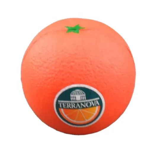 Custom Logo Squishy Fruits Orange Toy Stress Ball: Anti-Stress Relief Product