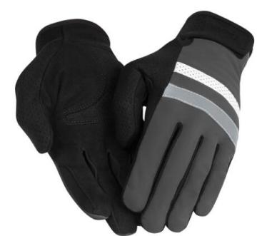 Riding Full Finger Glove With Reflective Stripes