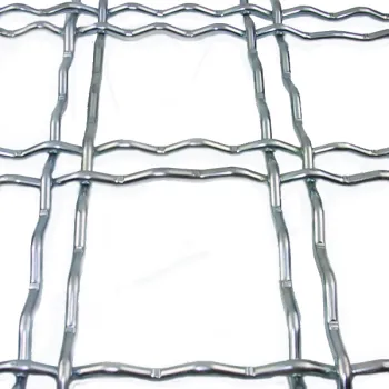 Galvanized Crimped Double Lock Woven Wire Mesh
