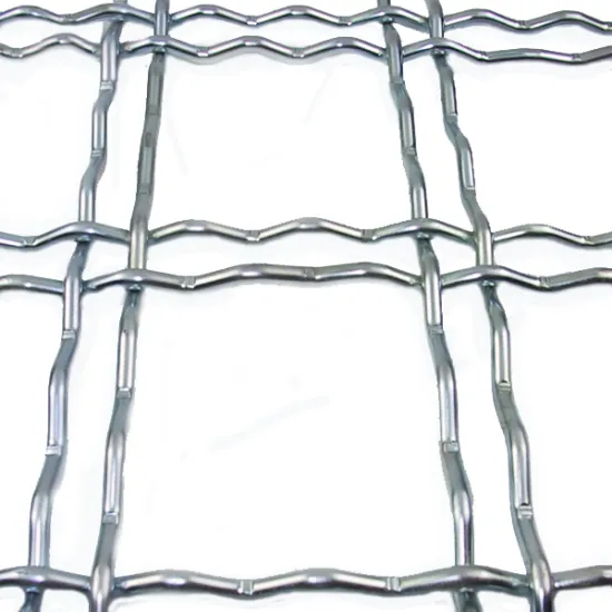 Galvanized Crimped Double Lock Woven Wire Mesh