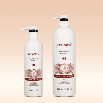 Shampooing lisse brillant en gros de l'usine pour la nourriture du cuir chevelu et l'amélioration de la qualité des cheveux