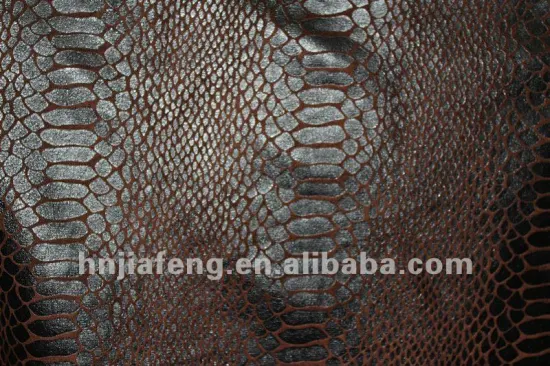 brown bronzing suede new design warp knitting suede