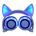 Headset Kartun Cahaya LED Fon Kepala Telinga Kucing Wayarles