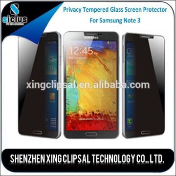 180 degree 0.33mm 2.5D Privacy Anti-Spy Tempered Glass Screen Protector Shield for Samsung note 3