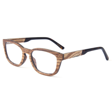 Vintage Square Wooden Eyeglass Frames