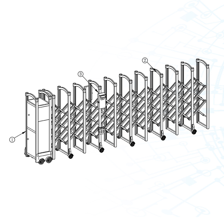 Automatic foldable Gate