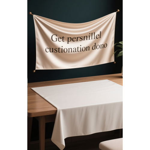 Polyester silk banner design