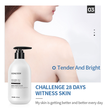 OEM Private Label Vegan Lightening Moisturizing Skin Cream with Avocado Extract and Nicotinamide