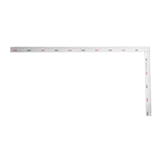 Professional Stainless Steel 90 Degree Angle Square Rulers: Precision Measuring Tools