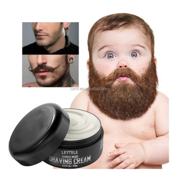 OEM Customized Wholesale Private Label Natural Organic Beard Care Foam with Vitamin E Moisturizer for Men