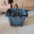 Customized colors and logos Plastic shopping Trolley basket