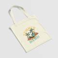 Summer Holiday Paddleboard Pattern Canvas Tote Bag