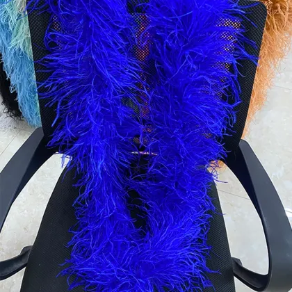 Hot Selling High Quality Colored Ostrich Feather Trimmed Ostrich Feather Costumes, Wedding Pajamas