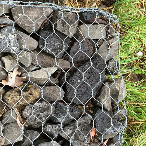 Aplikasi Bentuk Gabion Lubang Heksagonal Dinding Gabion