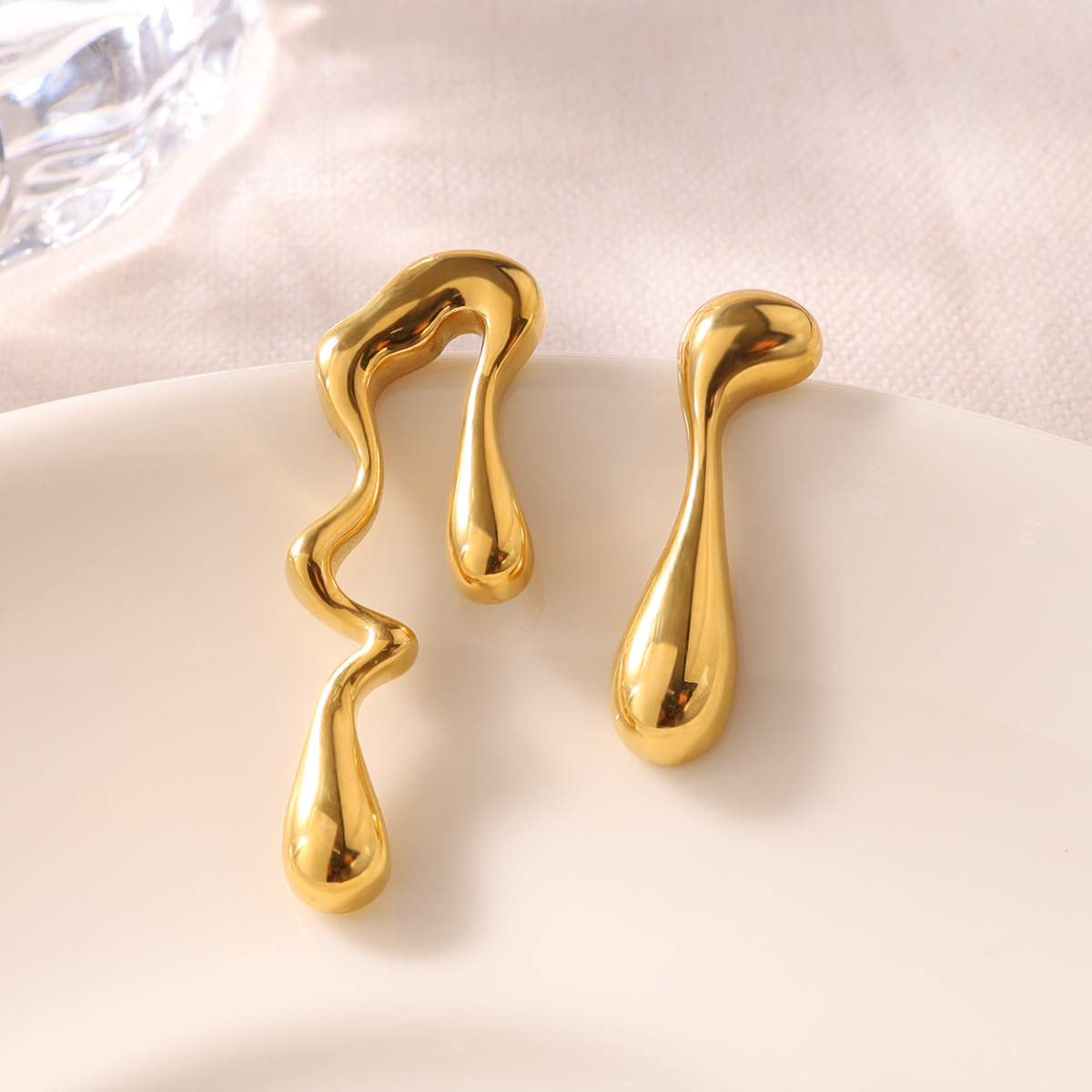 Stainless steel earrings All-match Earrings