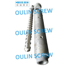 Friul 40-14D Bimetal Screw and Barrel for PVC Pellets Profile