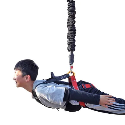 40KG Child Bungee Cord Rope Resistance Belt Bungee Fitness Dance Set