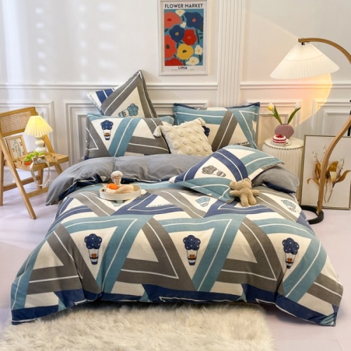 220gsm milk velvet four-piece bedding sets