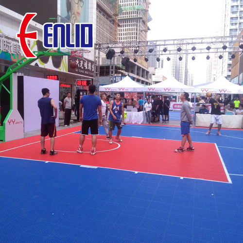 Enlio Plastic Basketball Outdoor Modular Court Tiles Floor