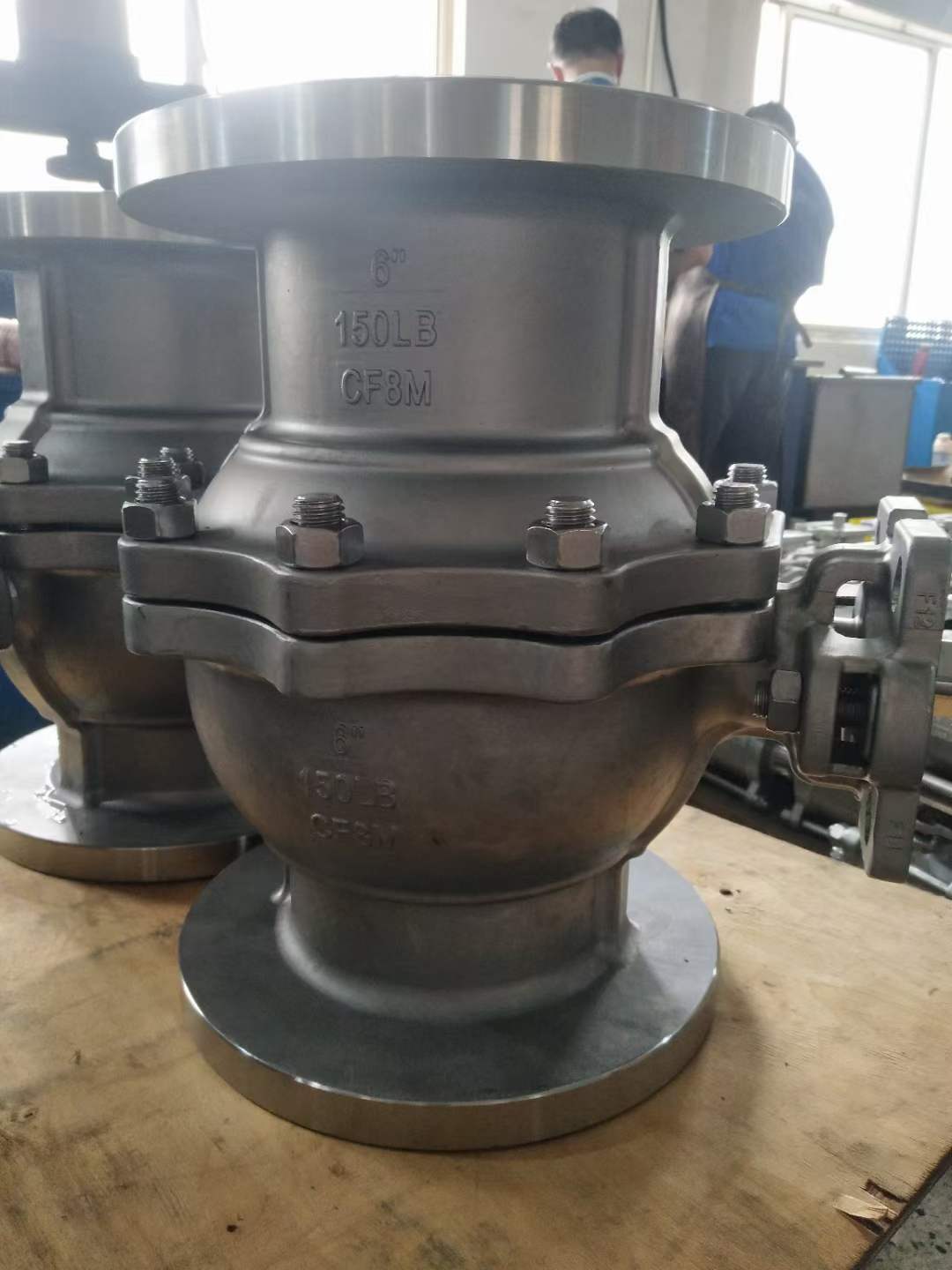 ANSI flange ball valve-2