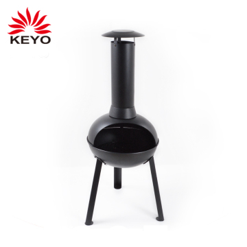 Tripod Wood Burning Chimeneas Garden Firepit Steel Fire Chimenea
