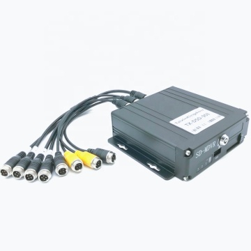 Customizable Language Truck/School Bus MDVR with 8CH Dual SD Card Local Playback Black Box Monitoring Host