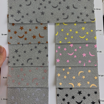 new Cinderella PU leather for glitter leather