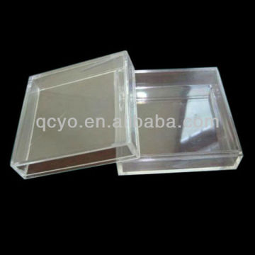 QCY-H-K015 factory directly sale high quality stackable clear acrylic storage boxes